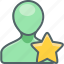 star, user, account, bookmark, favorite, like, profile 