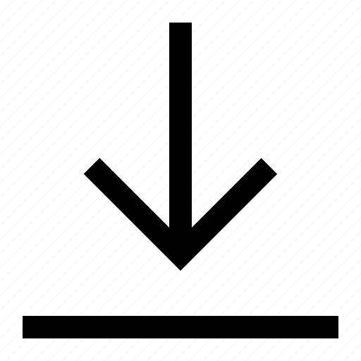 Arrow, down, download, save icon - Download on Iconfinder
