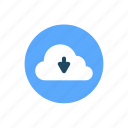 cloud, download, data, database, storage, upload