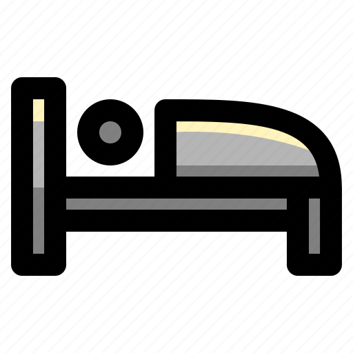 Bed, bedroom, holiday, hotel, inn, service, vacation icon - Download on Iconfinder