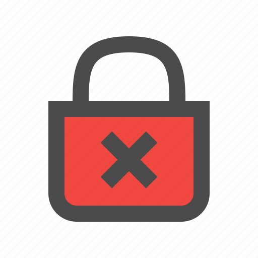 Access, denied, lock, password, safe, secure, security icon - Download on Iconfinder