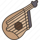 bandura, folk, musical, stringed, instrument