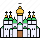 ukraine, ukrainian, culture, saint sophia cathedral, kyiv, kiev, church, building