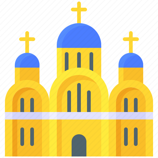 Ukraine, ukrainian, culture, st. volodymyr's cathedral, cathedral, kyiv icon - Download on Iconfinder