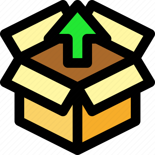 Arrow, box, package, product, unbox, up icon - Download on Iconfinder
