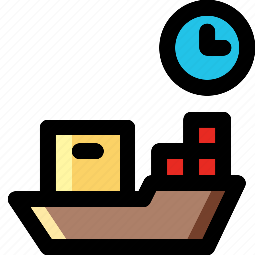 Delivery, logistics, sea, ship, shipping, transport, waiting icon - Download on Iconfinder