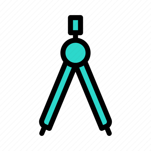 Compass, protractor, construction, measure, tools icon - Download on Iconfinder