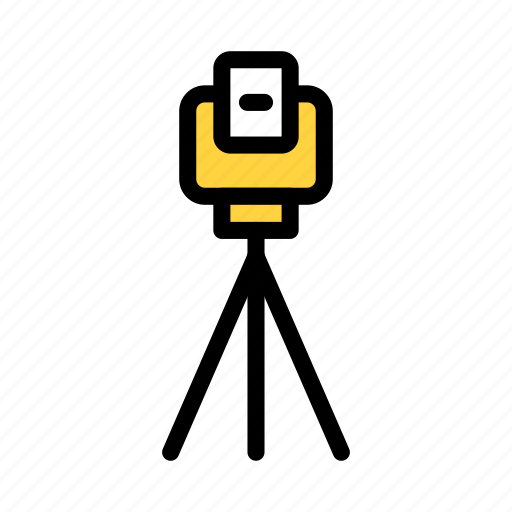 Tripod, camera, construction, measure, engineering icon - Download on Iconfinder