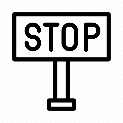 Stop, board, construction, sign, building icon - Download on Iconfinder