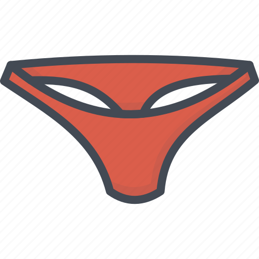 Clothes, filled, outline, panties, thongs, underwear, women icon - Download on Iconfinder