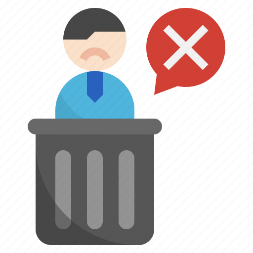 Thrown, away, job, loss, unemployment, jobless, unemployed icon - Download on Iconfinder