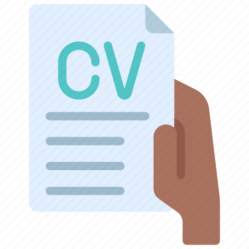 Hand, out, cv, jobhunting, unemployed, application icon - Download on Iconfinder