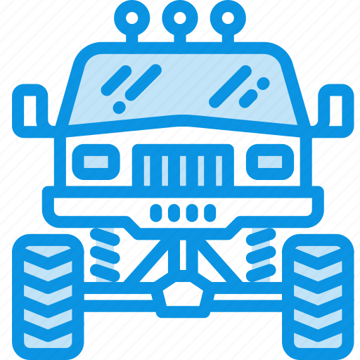 Front, monster, truck icon - Download on Iconfinder