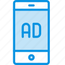 ad, advertise, mobile