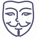 anonymous, hacker, mask, vendetta
