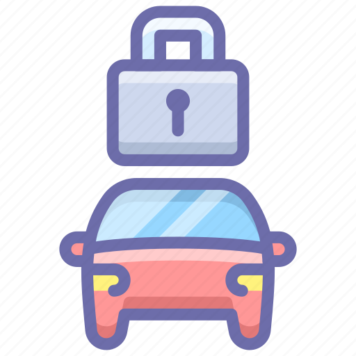 Car, lock, park icon - Download on Iconfinder on Iconfinder
