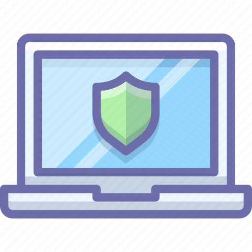 Laptop, security, shield icon - Download on Iconfinder