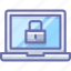 encryption, laptop, lock 