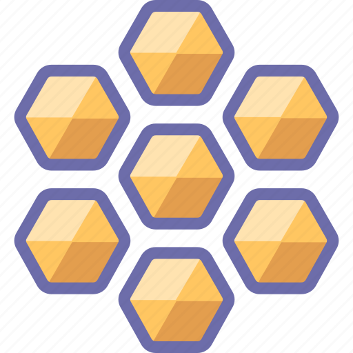 Bees, honey, honeycomb icon - Download on Iconfinder