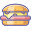 burger, fastfood, cheeseburger 