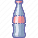 bottle, cola, glass 