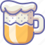 beer, foam, mug 