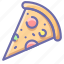 food, piece, pizza 