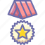 medal, reward, award 