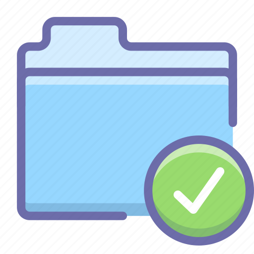 Folder, complete, selected icon - Download on Iconfinder