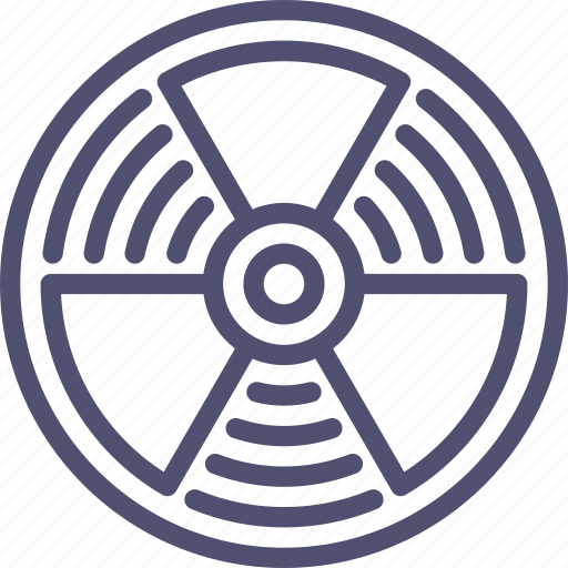 Atomic, danger, mass weapon, nuclear, radioactivity icon - Download on Iconfinder