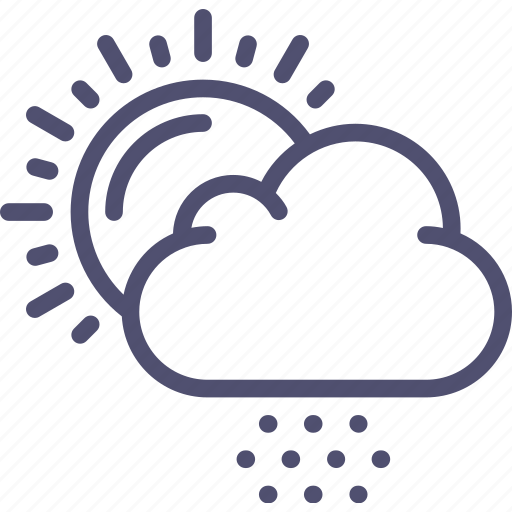 Clouds, day, hail, snow, snows, sun, weather icon - Download on Iconfinder