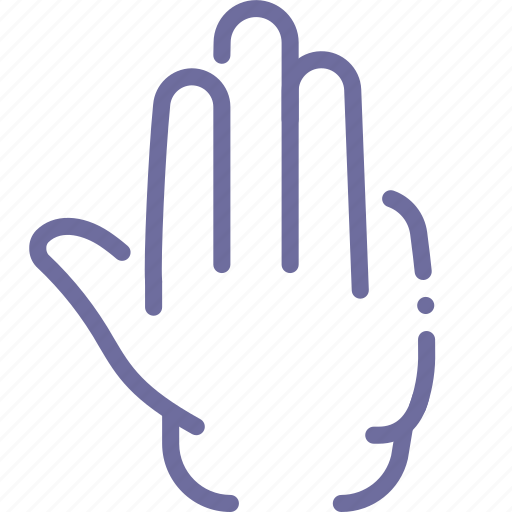 Fingers, four, hand icon - Download on Iconfinder
