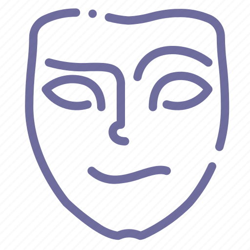 Cheerful, face, mask icon - Download on Iconfinder