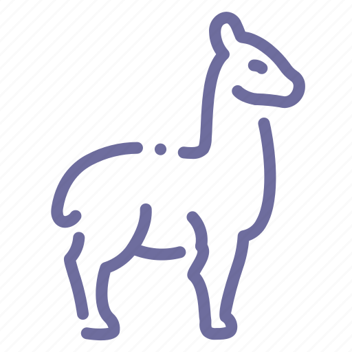 Animal, lama, llama, wool icon - Download on Iconfinder