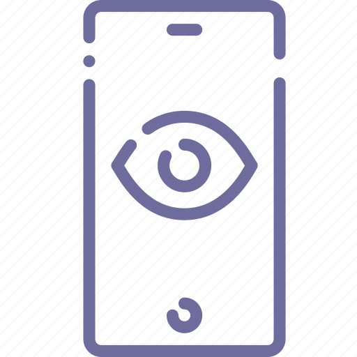 Eye, mobile, spy, trojan icon - Download on Iconfinder