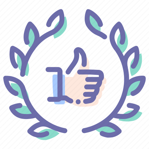 Achievement, award, like, thumbs icon - Download on Iconfinder