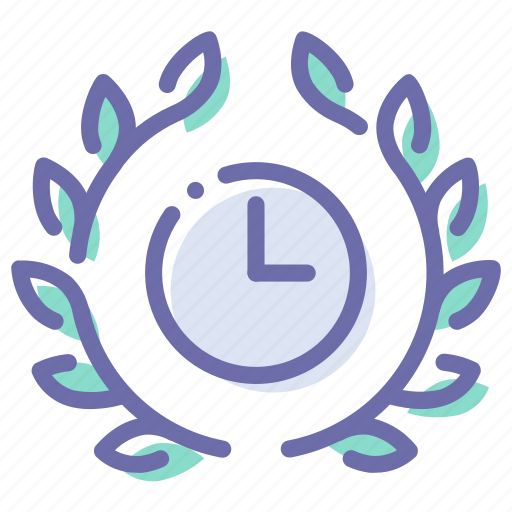 Badge, deadline, fast, time, wreath icon - Download on Iconfinder