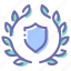 achievement, award, protection, shield 