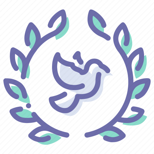 Award, badge, dove, peace icon - Download on Iconfinder