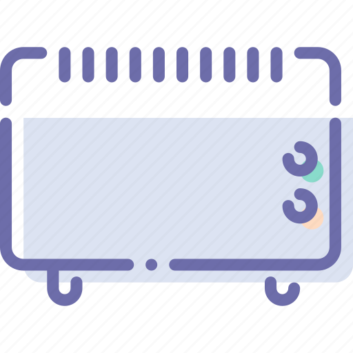 Appliance, convector, heater, household icon - Download on Iconfinder