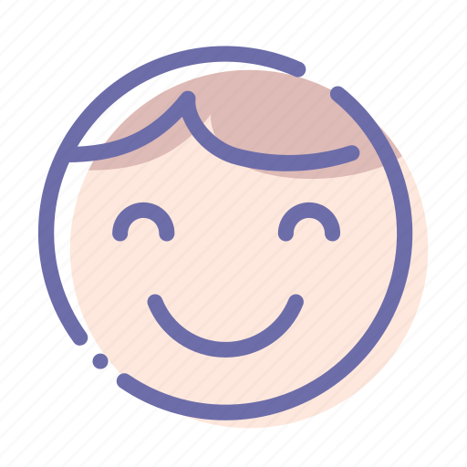 Baby, boy, child, face icon - Download on Iconfinder