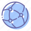 earth, globe, network, web 