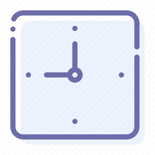 Clock, date, square, time icon - Download on Iconfinder