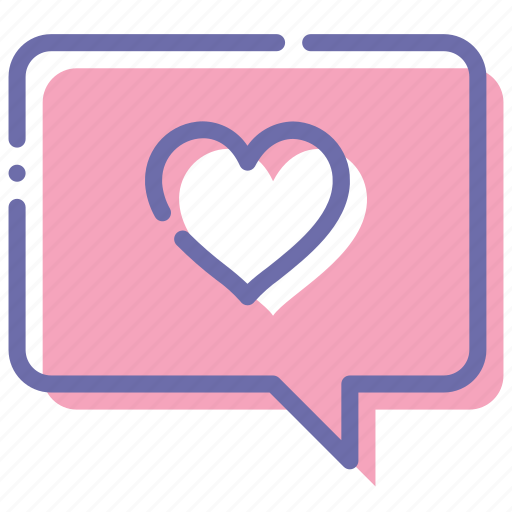 Bubble, chat, love, message icon - Download on Iconfinder