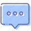 bubble, chat, message, text 