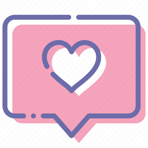 Bubble, chat, love, message icon - Download on Iconfinder
