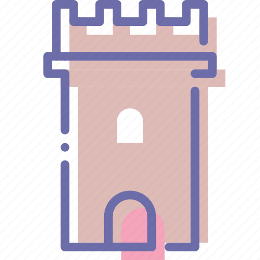Bastion, building, castle, tower icon - Download on Iconfinder