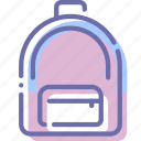 backpack, bag, school, student