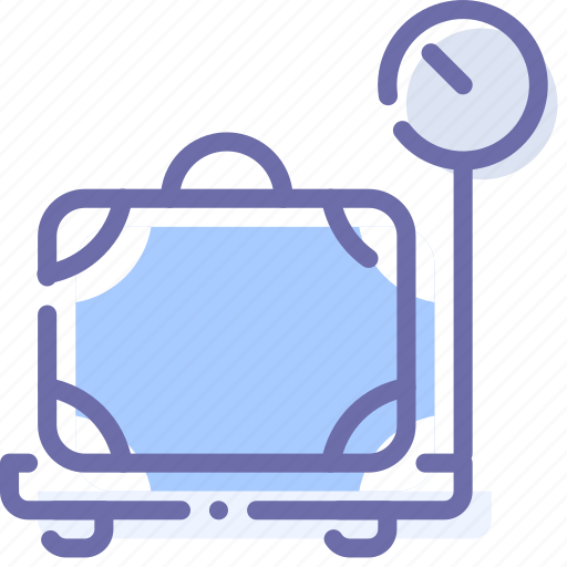 Baggage, luggage, scale, weight icon - Download on Iconfinder