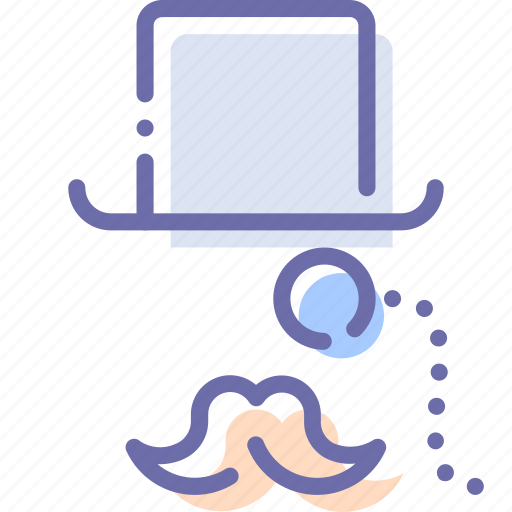 Hat, hipster, monocle, moustache icon - Download on Iconfinder